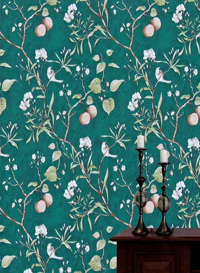 ANNACREATIONS ANNA CREATIONS Self Adhesive Wallpaper Waterproof Vinyl Stickers PVC Wall Papers (18''inches x 120'' inches) (SPAROW Green) - Image 2